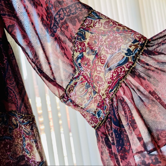 ZARA Woman Super Flowy Sheer Mini Dress | Size M - Picture 8 of 15